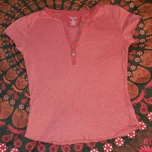 Maurice's button up short sleeve top